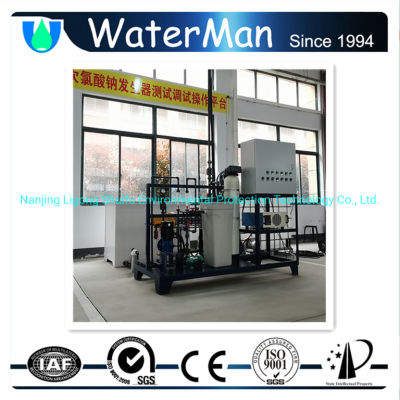 Electrolytic Dilute Seawater Sodium Hypochlorite Generator 300L/H Naclo